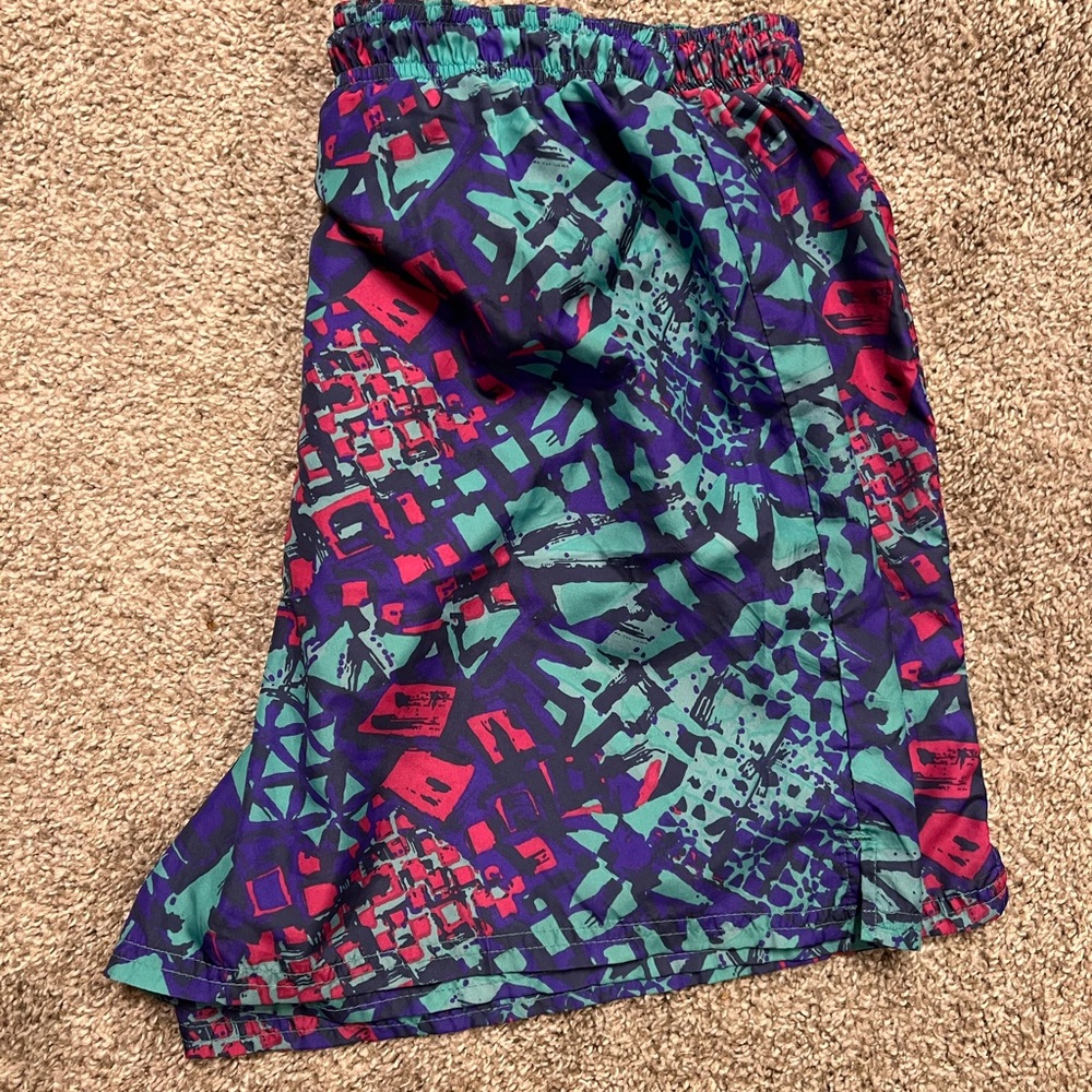 90's Reebok Purple Swim Trunks Large - Picture 3 of 8